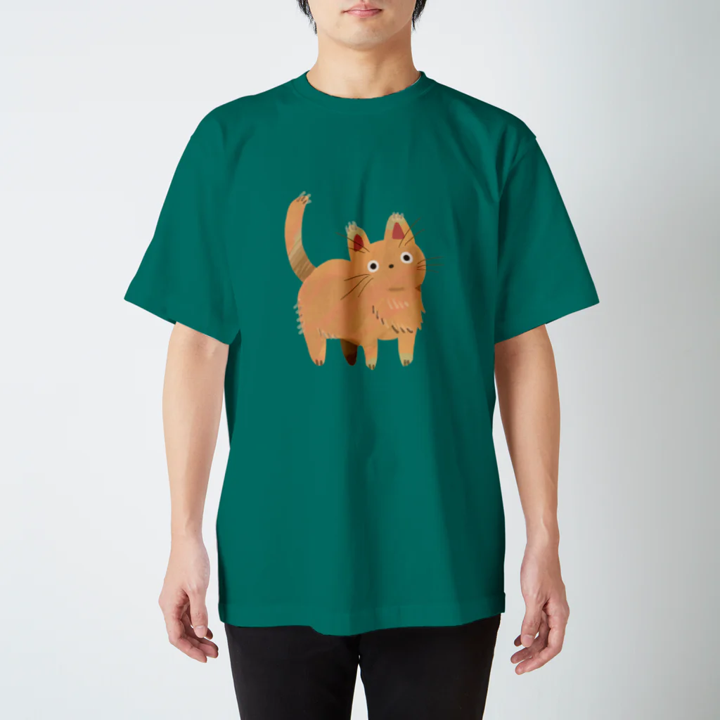 うずら舎のぽやぽや猫 スタンダードTシャツ