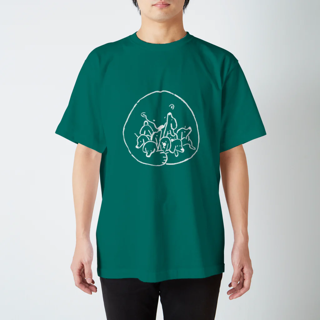 Satoshi OTAのだれも置いてかない（白） Regular Fit T-Shirt