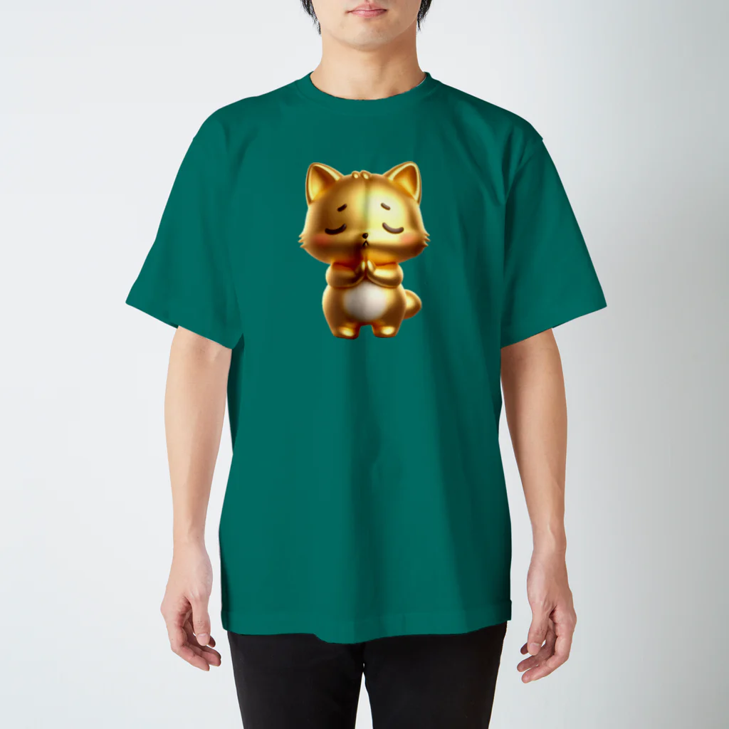 JUPITERの金運猫開運祈りＴシャツ スタンダードTシャツ