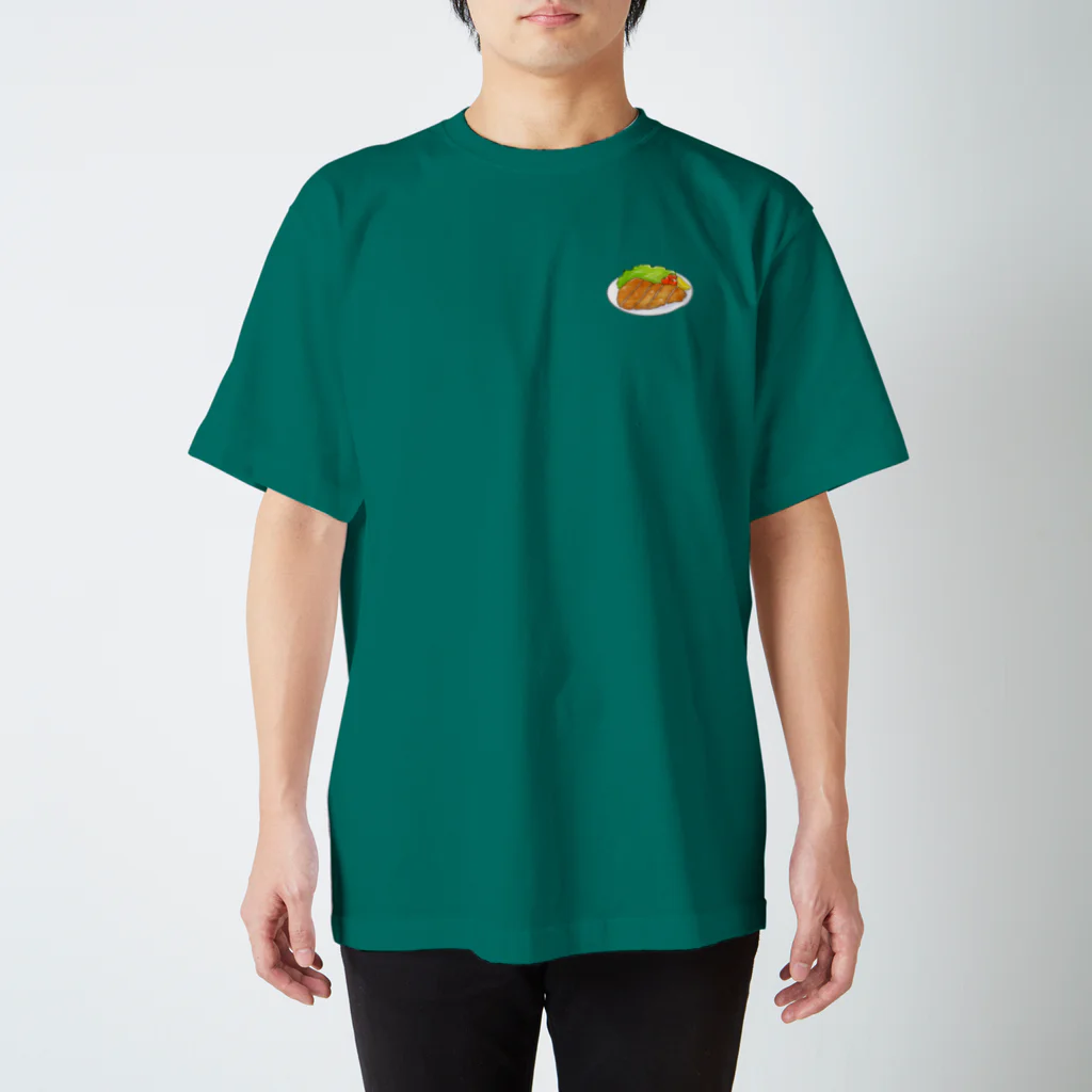 家畜とその他のとんかつ・三元豚文字なし スタンダードTシャツ