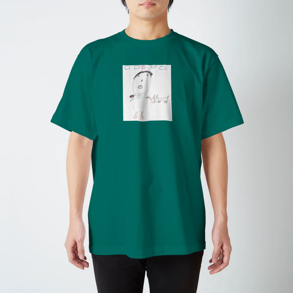 指定就労継続支援Ｂ型事業所ハッピーワークのお散歩　ハッピーワーク Regular Fit T-Shirt