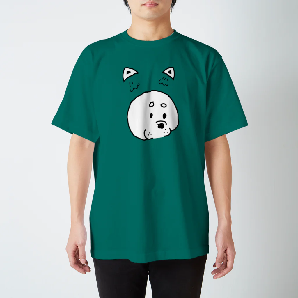 totemonemuiの耳がとんでゆくいぬ Regular Fit T-Shirt