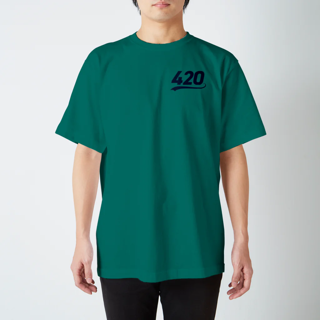 グリーン@医療大麻新宿成田賢壱の420 スタンダードTシャツ