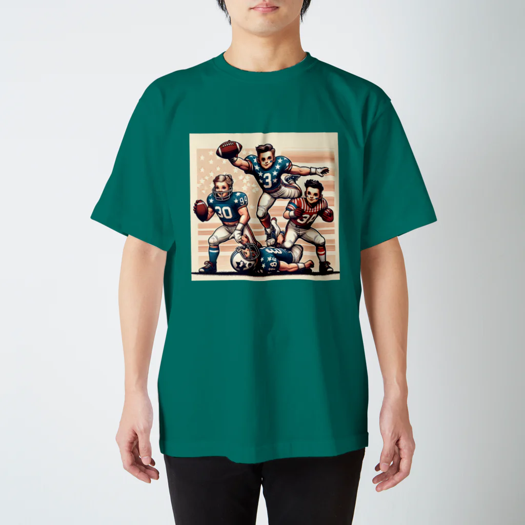 Shop333のフットボール：元気溢れる子供たちの熱いバトルが繰り広げられています Regular Fit T-Shirt