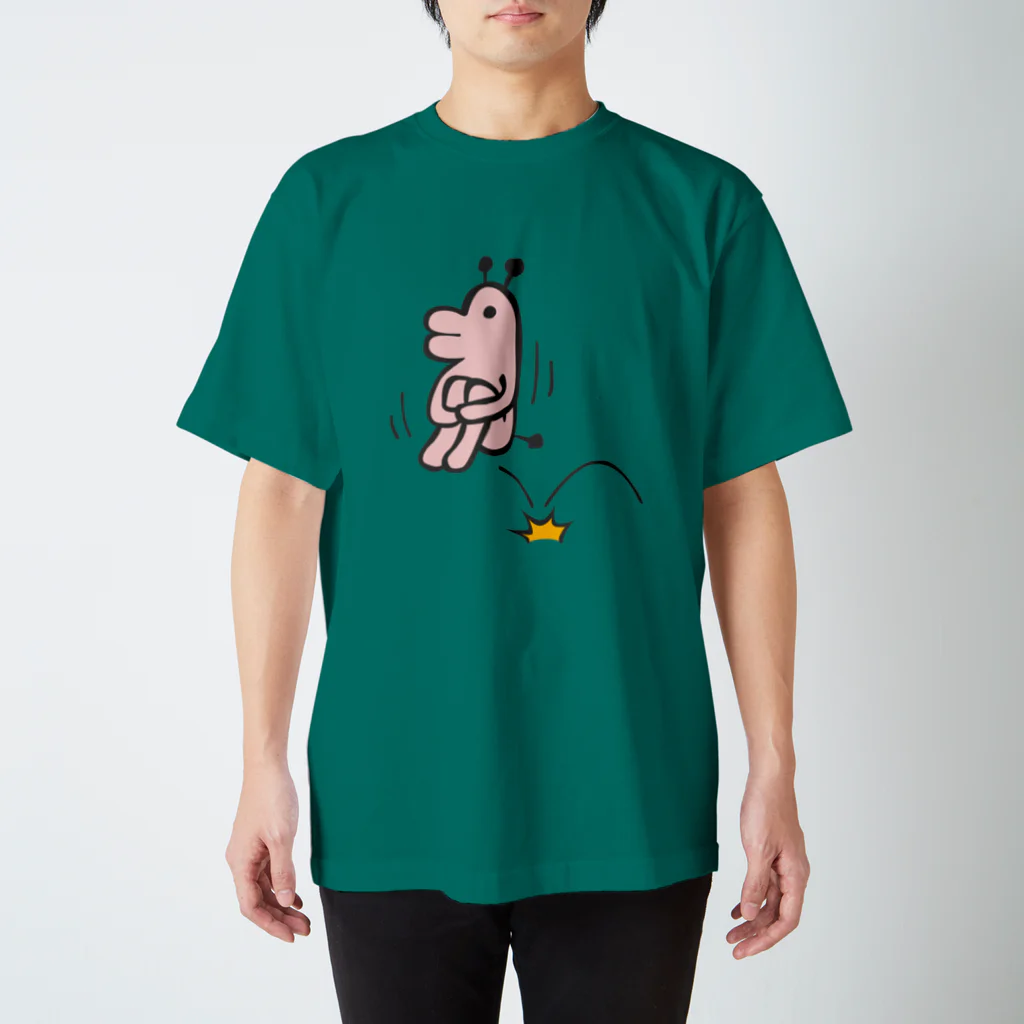 タキヲ＠スタンプ販売「どうぶつくん」のどうぶつくん（いまいくよ） スタンダードTシャツ