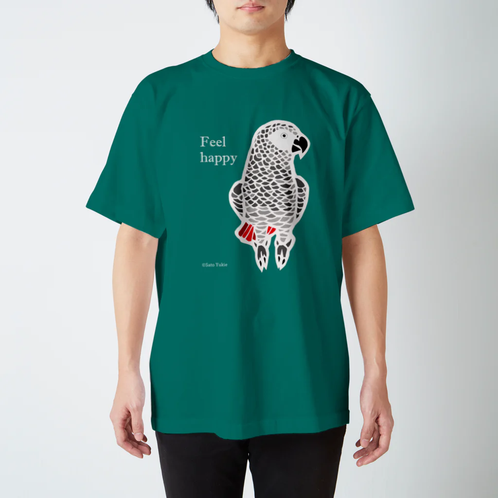 サトウユキエのハッピーインコ・ヨウム Regular Fit T-Shirt