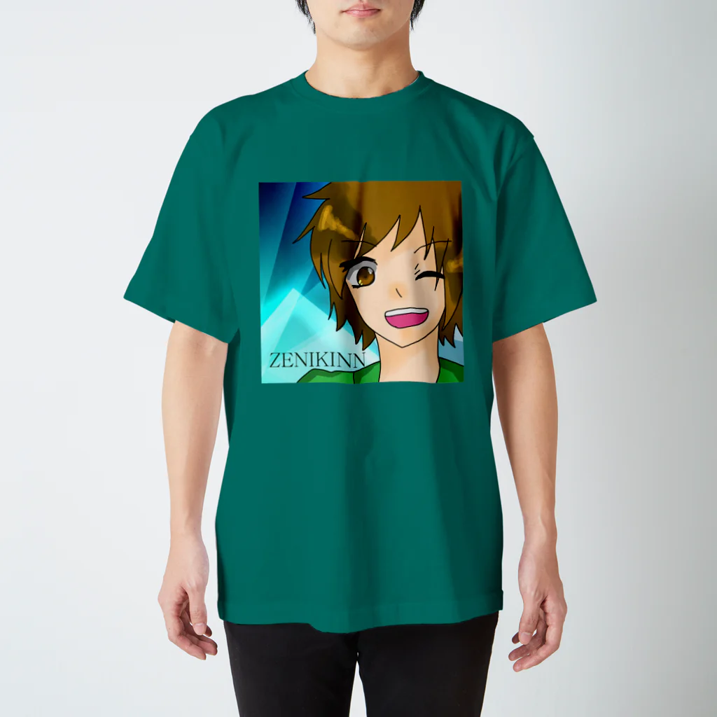 ゼニキンSHOPのZENIKINNアイコン Regular Fit T-Shirt