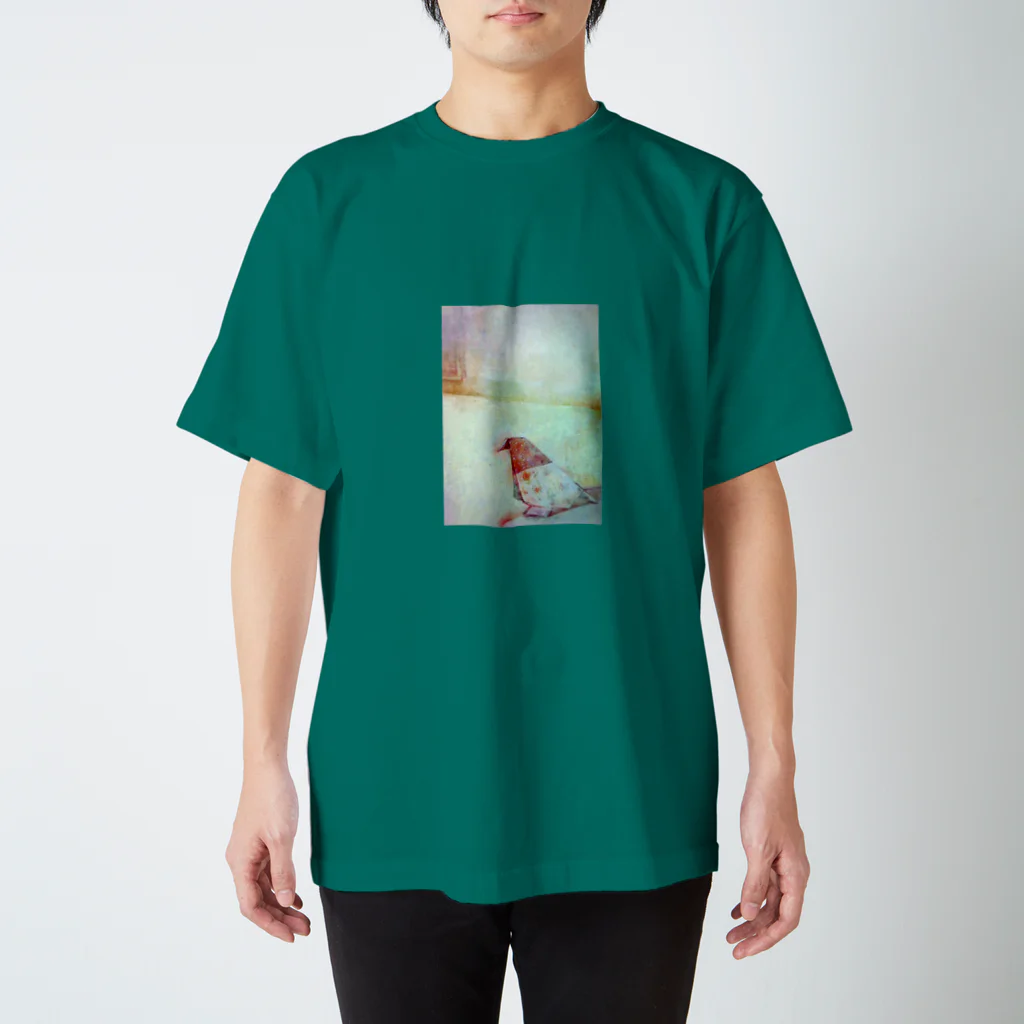 miyazaki eikaの折り紙の鳥さん スタンダードTシャツ