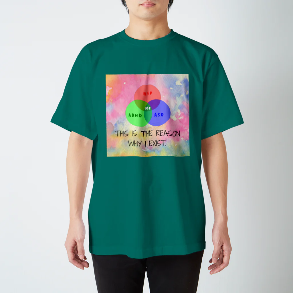 でおきしりぼ子の実験室のidentity_ab_st_and_tb スタンダードTシャツ