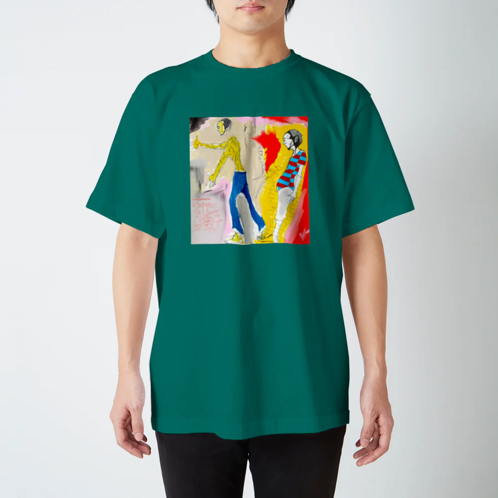 㐂十ショップの抽象絵アイテム スタンダードTシャツ