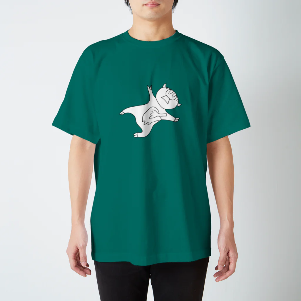 豚人イラストのパンダ武島のポークゆえにフォーク Regular Fit T-Shirt