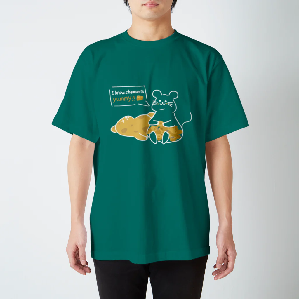 もちうなぎのチーズうまうまおでぶねずみ Regular Fit T-Shirt