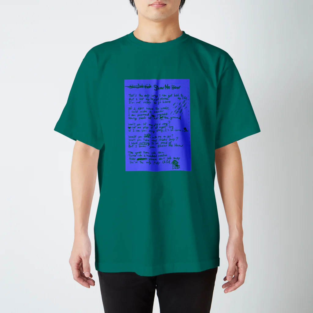 HAPPY OTAKU MARKETのLyrics! Show Me How  Regular Fit T-Shirt