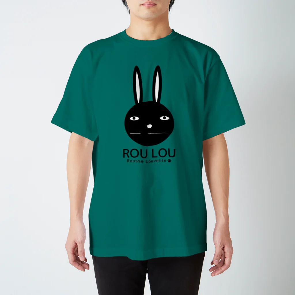 ROU LOU『Rousse Louvette（ルースルーヴェット）』のROU LOU うさぎ宇宙人 ラビテイリアン スタンダードTシャツ