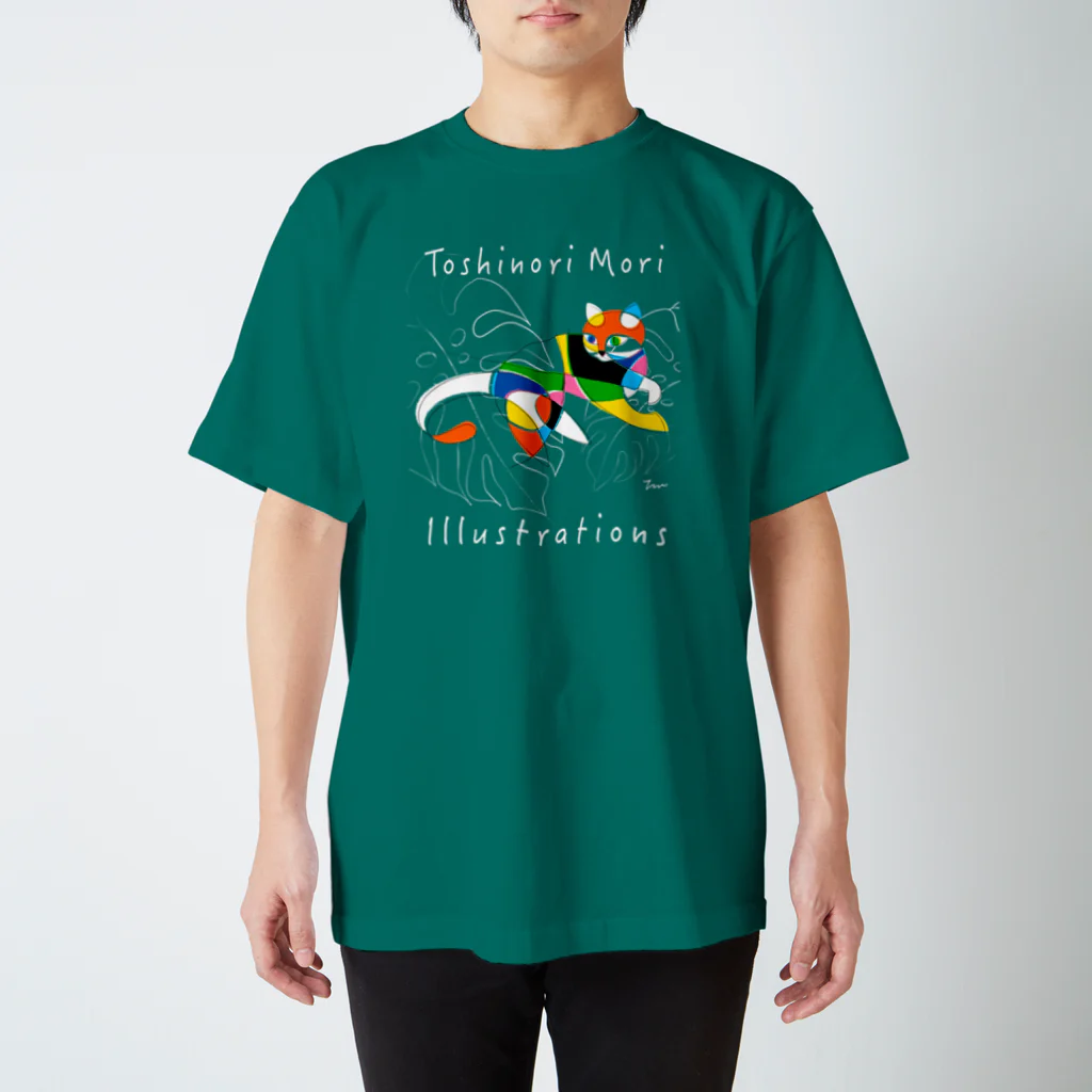 TOSHINORI-MORIのモンステラとグリ2 スタンダードTシャツ