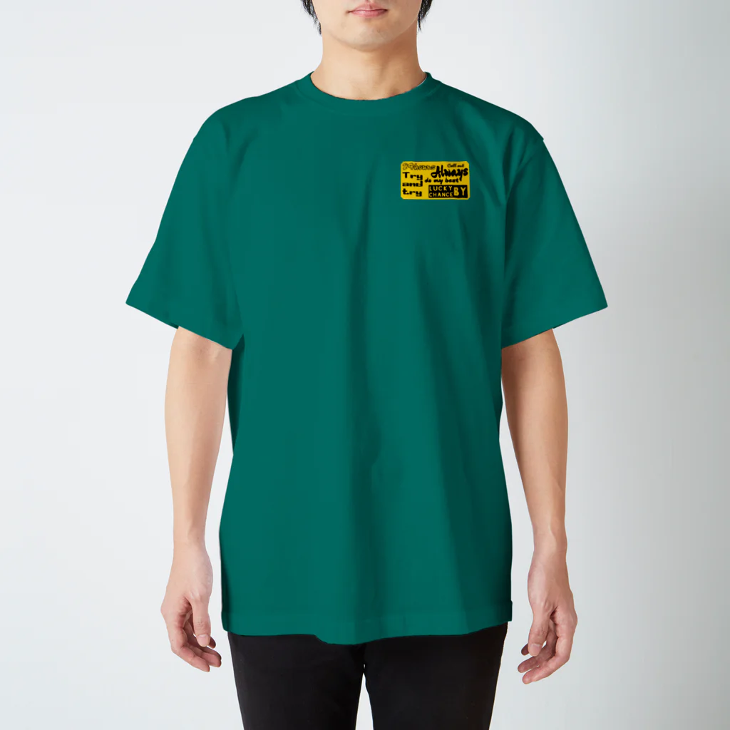  LUCKY BY CHANCE(らっきーばいちゃんす)のAlways do my best87 Regular Fit T-Shirt