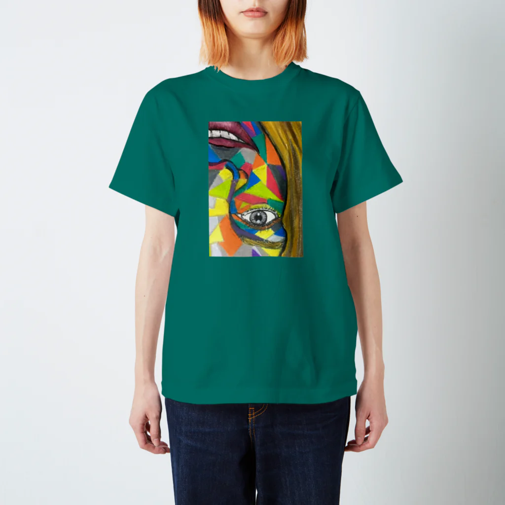 NAOKI1220のカラフル女の子 スタンダードTシャツ