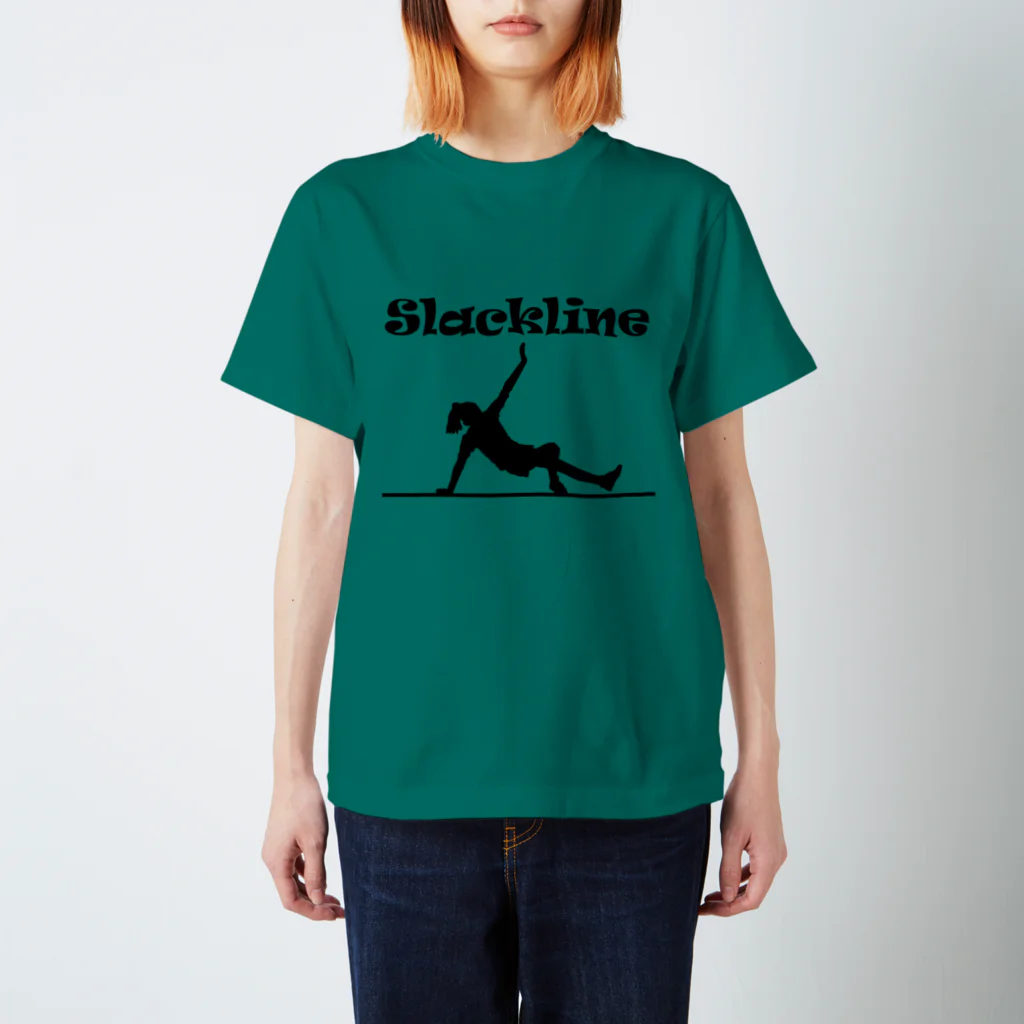 SLACKLINE HUB(スラックライン ハブ)のスラックライン(ガンビット) Regular Fit T-Shirt