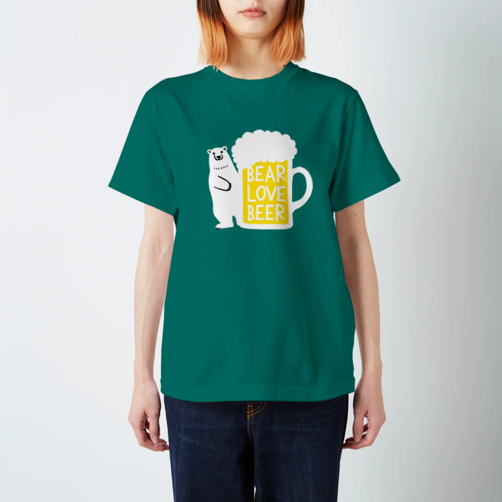 ワカボンドのシロクマさんとビールジョッキ Regular Fit T-Shirt