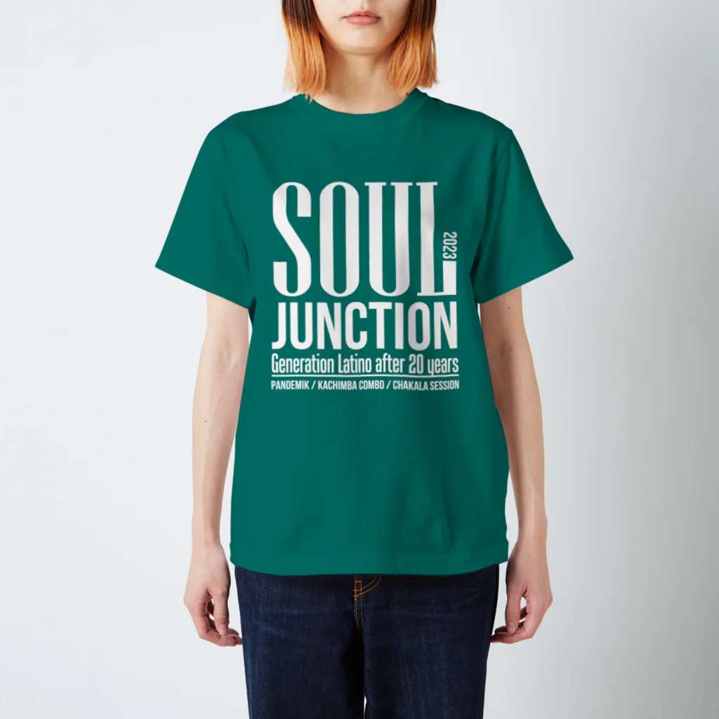 NS Records Japan ShopのSOUL JUNCTION 2023 記念Tshirt -blanco- スタンダードTシャツ