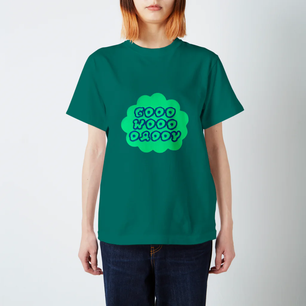 GoodWoodDaddyのGoodWoodDaddy　もさもさグリーン Regular Fit T-Shirt