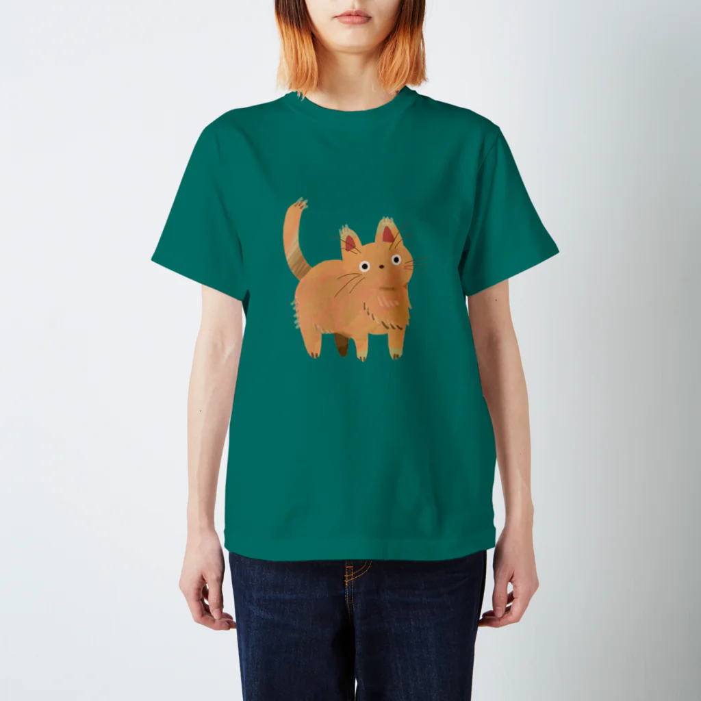 うずら舎のぽやぽや猫 Regular Fit T-Shirt