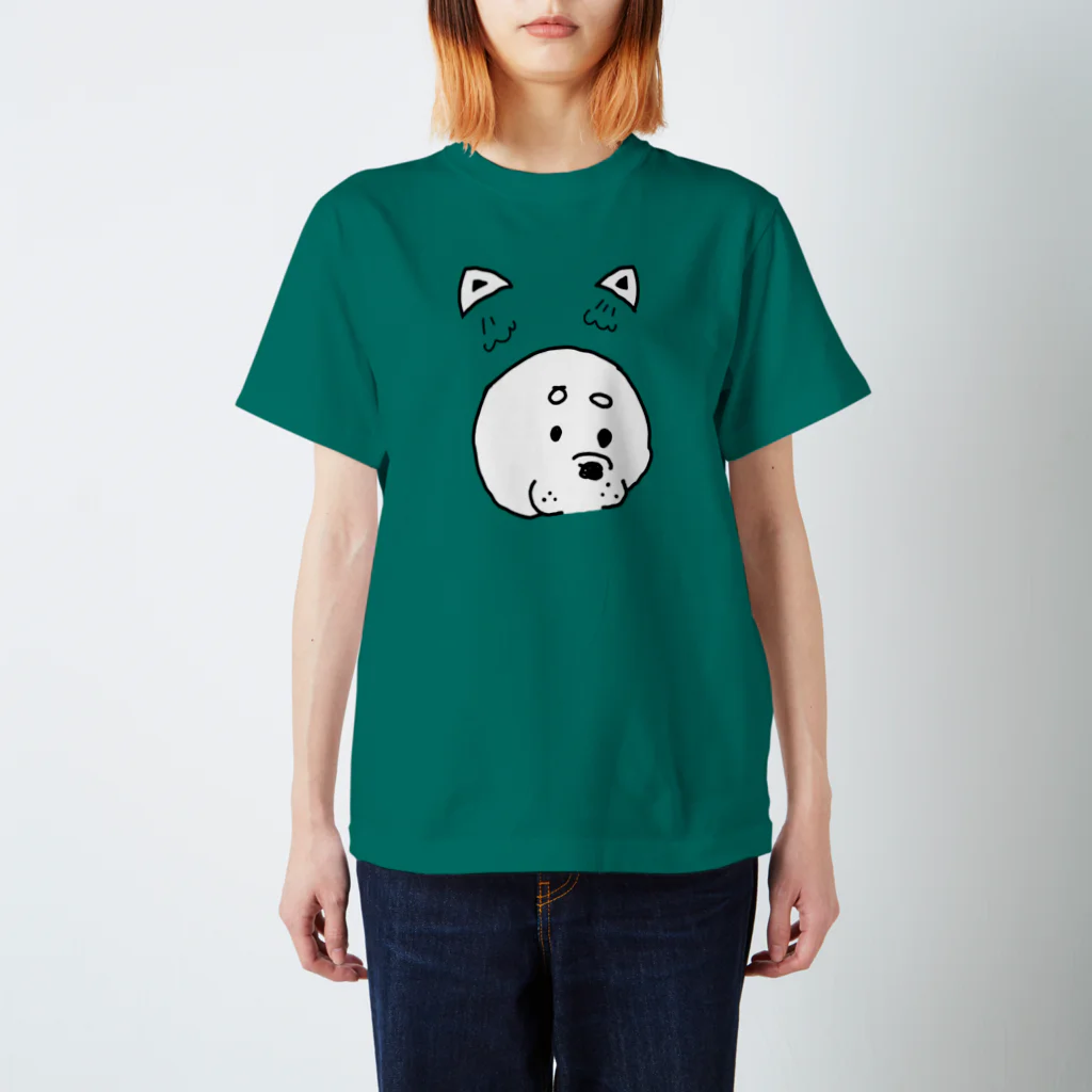 totemonemuiの耳がとんでゆくいぬ Regular Fit T-Shirt