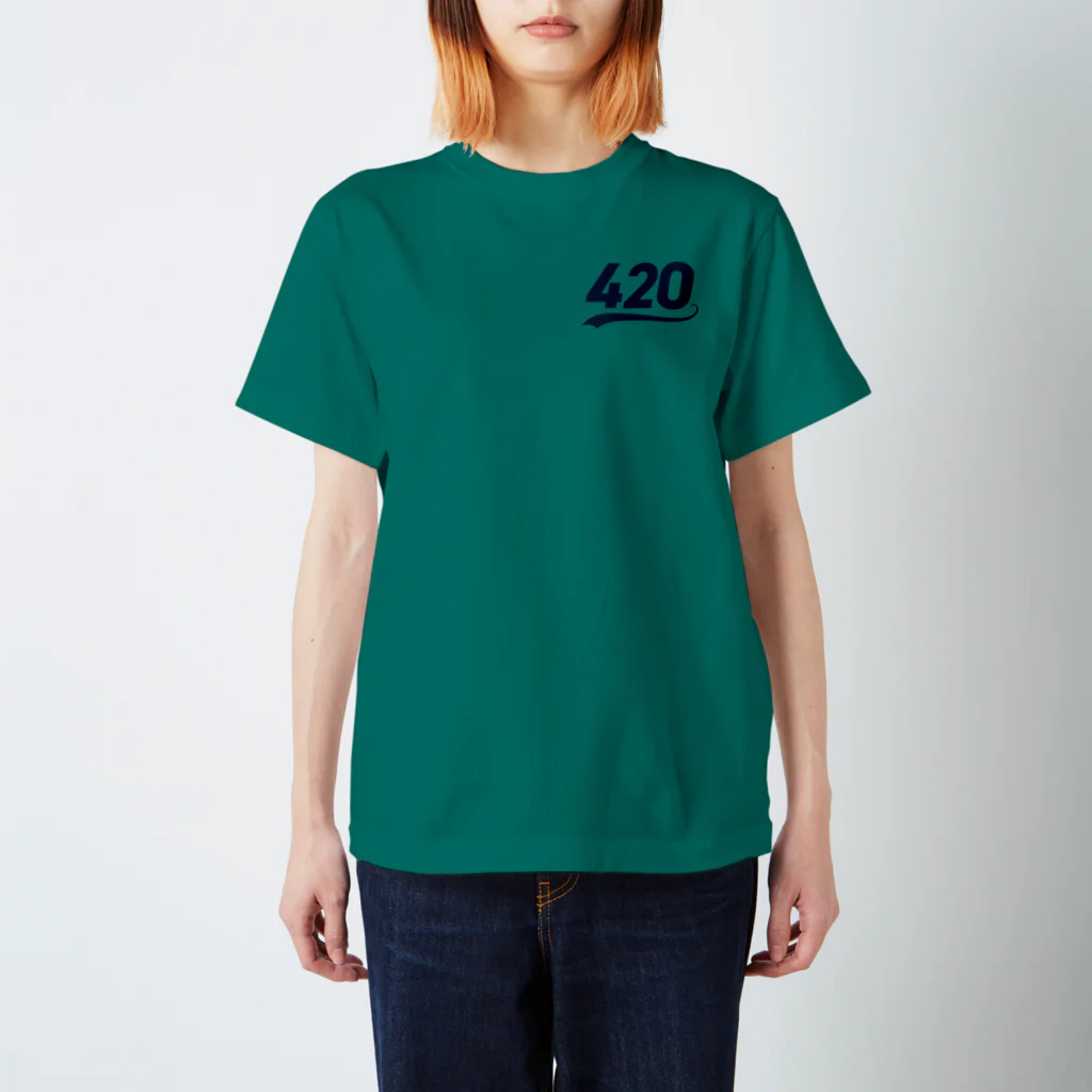 グリーン@医療大麻新宿成田賢壱の420 スタンダードTシャツ