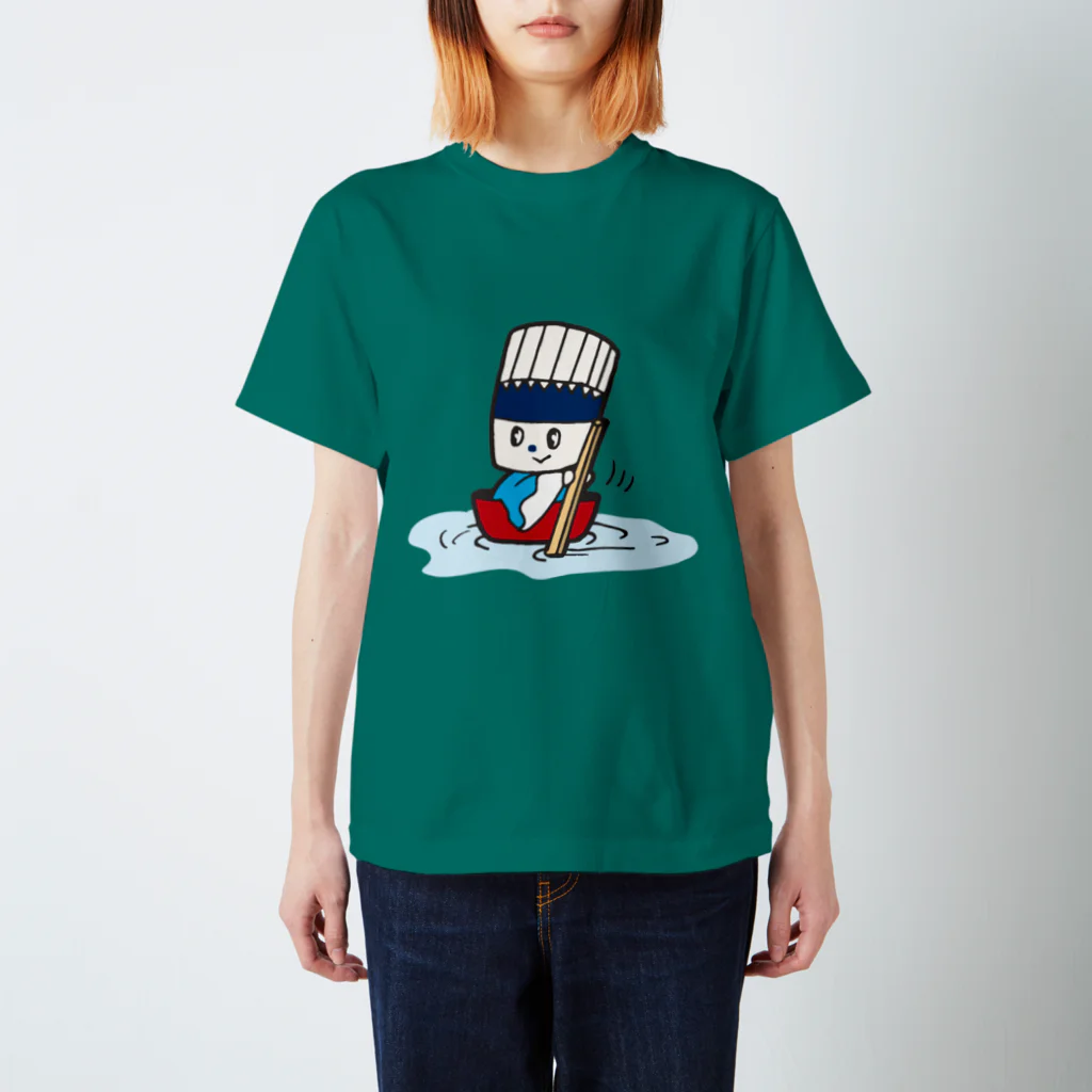 そうめん侍のそうめん侍「どんぶらこっこ」 スタンダードTシャツ