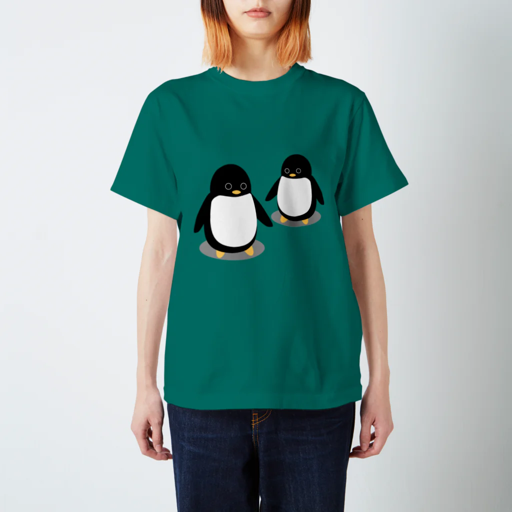 タマ粒子の友達ペンギン Regular Fit T-Shirt