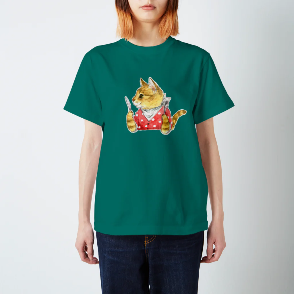 Rosemary*Teaのハングリーチャトニャン スタンダードTシャツ