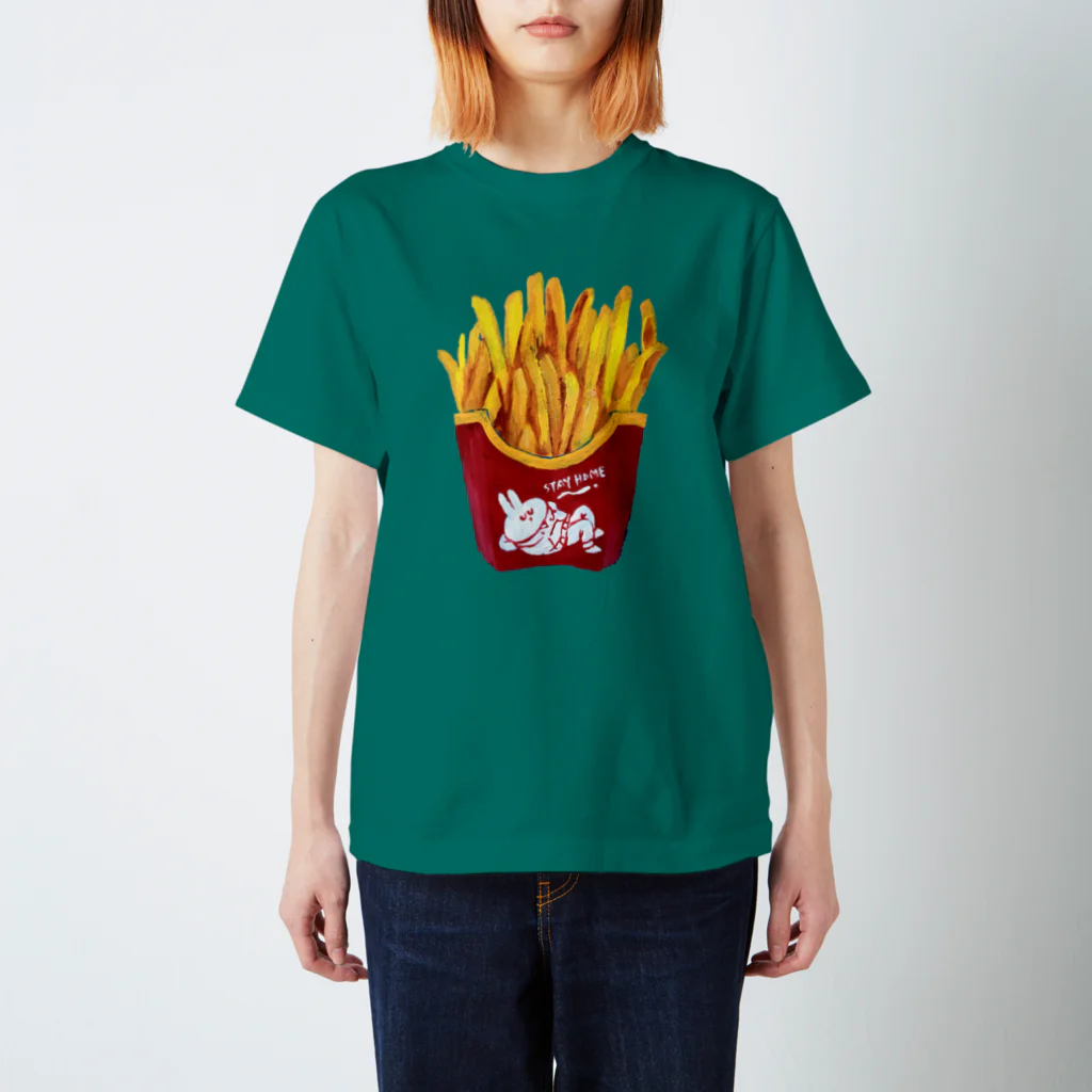 ヨシサコツバサのSTAY HOMEポテトフライ Regular Fit T-Shirt