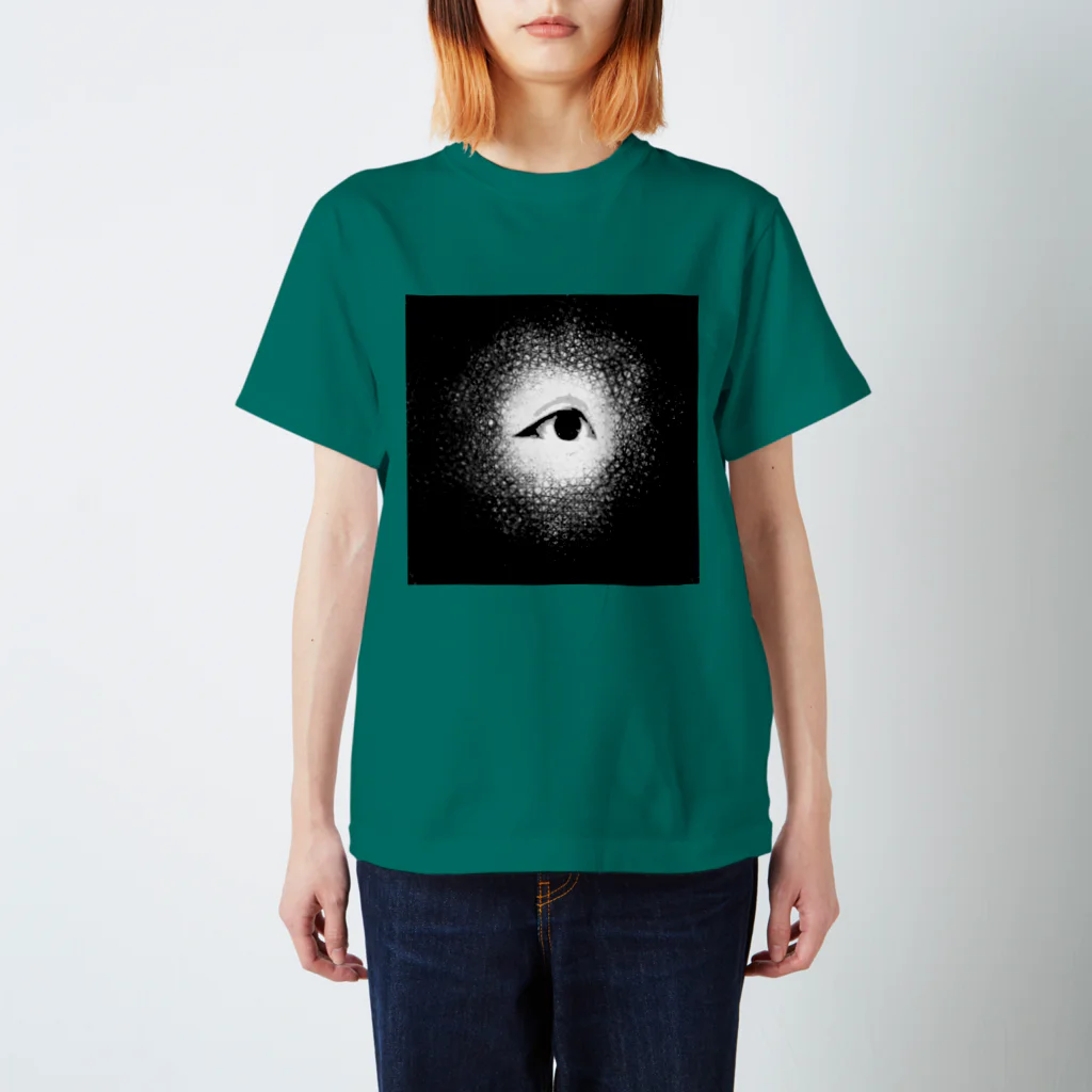 funny globuleのlooking at you  スタンダードTシャツ