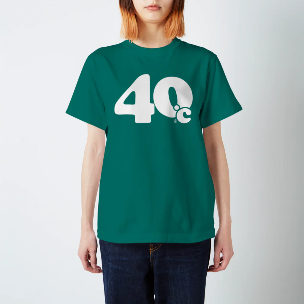 シンプルロゴtシャツbyアンディの40℃シンプルロゴtシャツ（白文字） スタンダードTシャツ