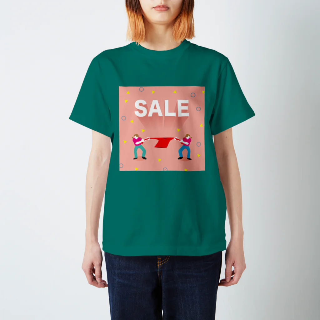 活気クラブの活気グラフィック「セール」 Regular Fit T-Shirt