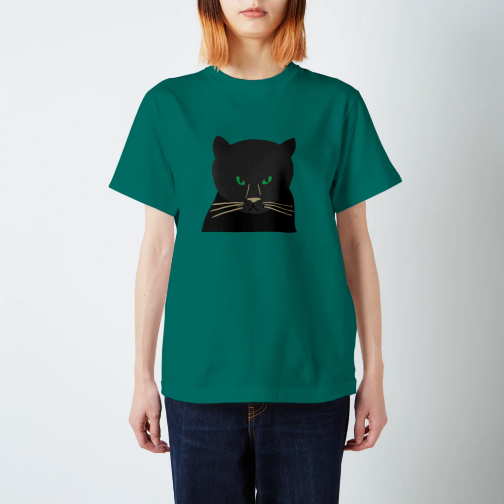 tsurukoの黒豹 Regular Fit T-Shirt