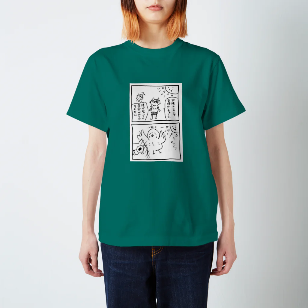 ke☆chanのにゃっつ四コマ Regular Fit T-Shirt