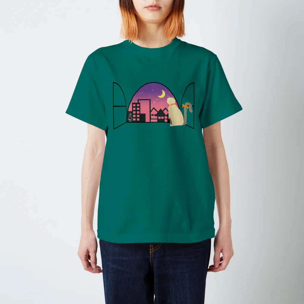 frmeowのwindow side [Ragdoll] Regular Fit T-Shirt