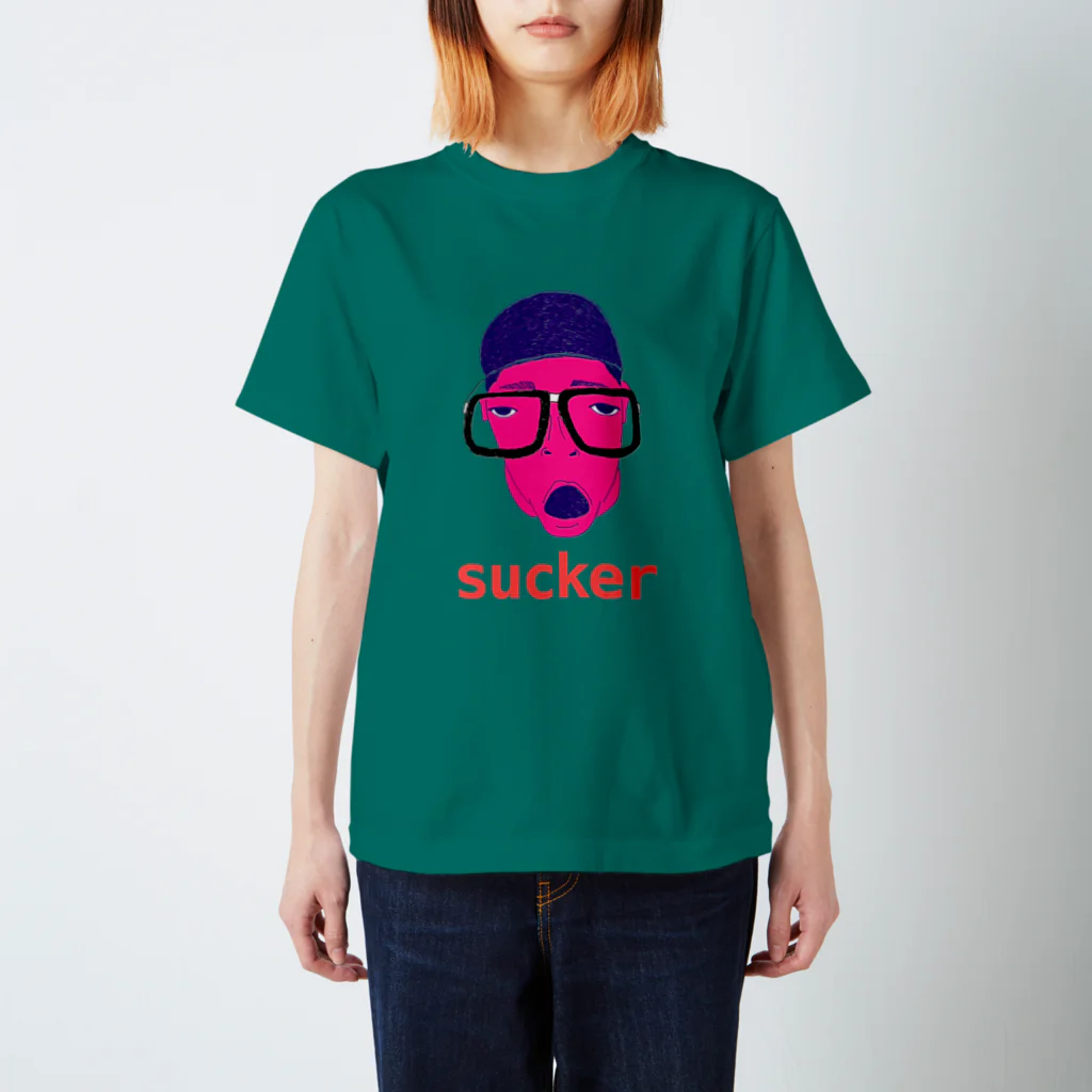 NIKORASU GOのヒップホッパー専用Tシャツ「SUCKER」」 スタンダードTシャツ