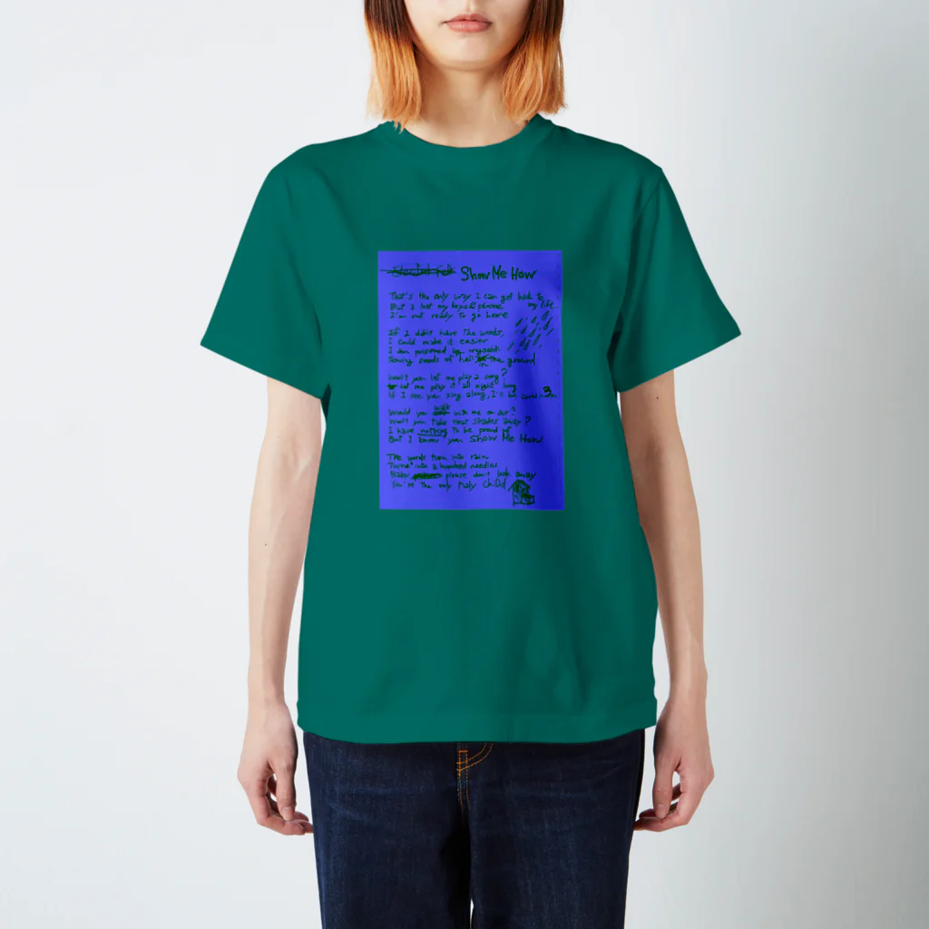 HAPPY OTAKU MARKETのLyrics! Show Me How  Regular Fit T-Shirt