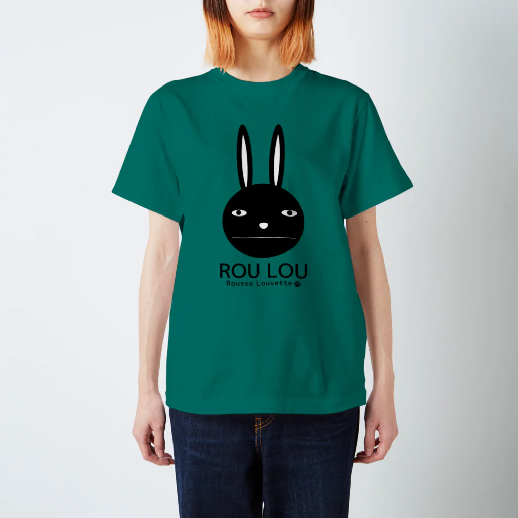 ROU LOU『Rousse Louvette（ルースルーヴェット）』のROU LOU うさぎ宇宙人 ラビテイリアン Regular Fit T-Shirt