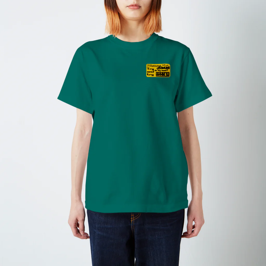  LUCKY BY CHANCE(らっきーばいちゃんす)のAlways do my best87 Regular Fit T-Shirt