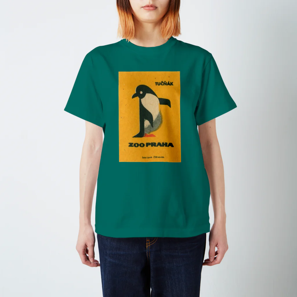 YS VINTAGE WORKSのチェコ・プラハ動物園　ペンギン　 スタンダードTシャツ