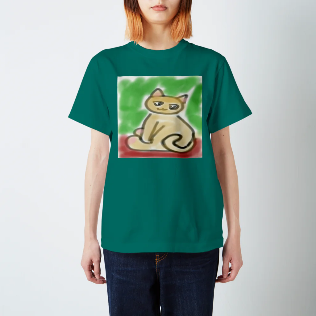 インスピレーションストア(ФωФ)のにゃんこ Regular Fit T-Shirt