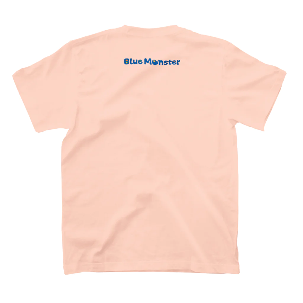 Blue Monsterのグッズのお店☺︎のポークと仲間たち🐷 Regular Fit T-Shirtの裏面