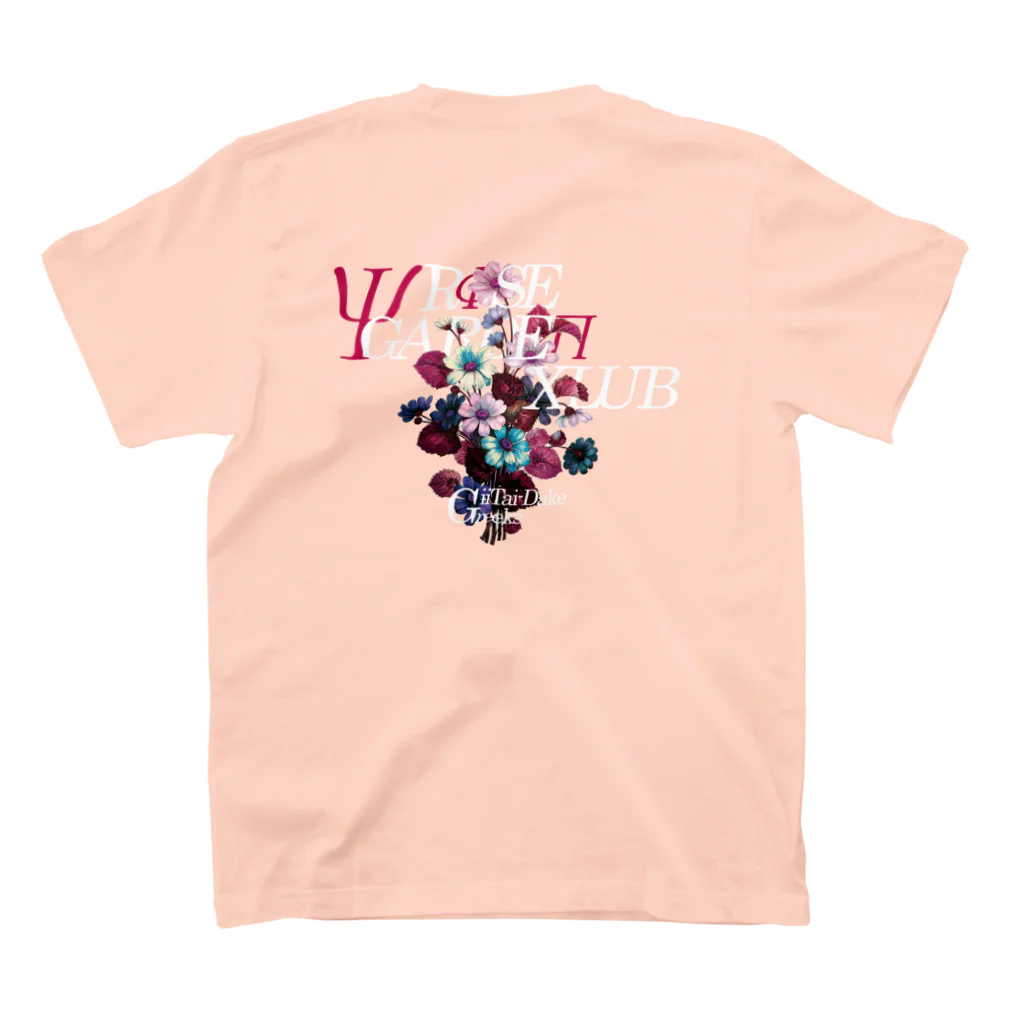 Samurai GardenサムライガーデンのROSE GARDEN XLUB スタンダードTシャツの裏面