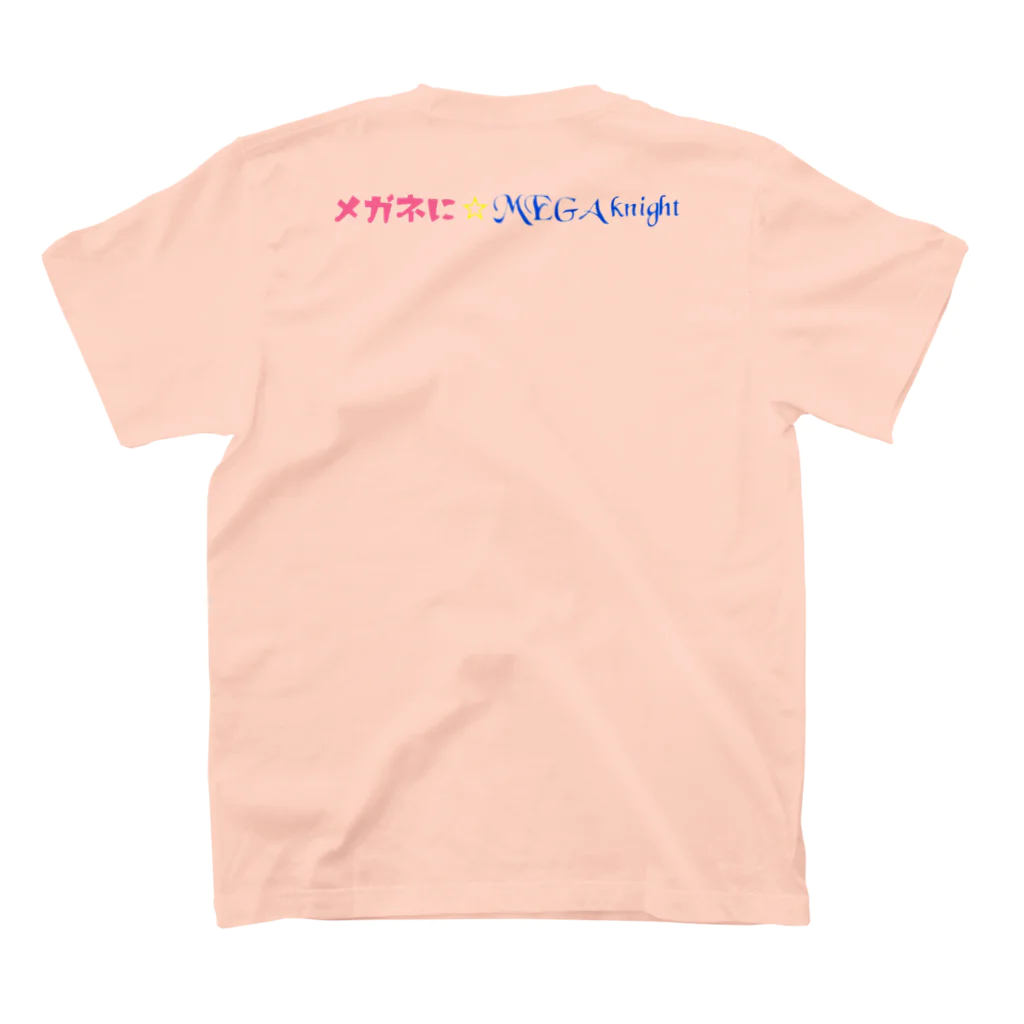 wishingRingのメガMEGA ロゴグッズ1 スタンダードTシャツの裏面