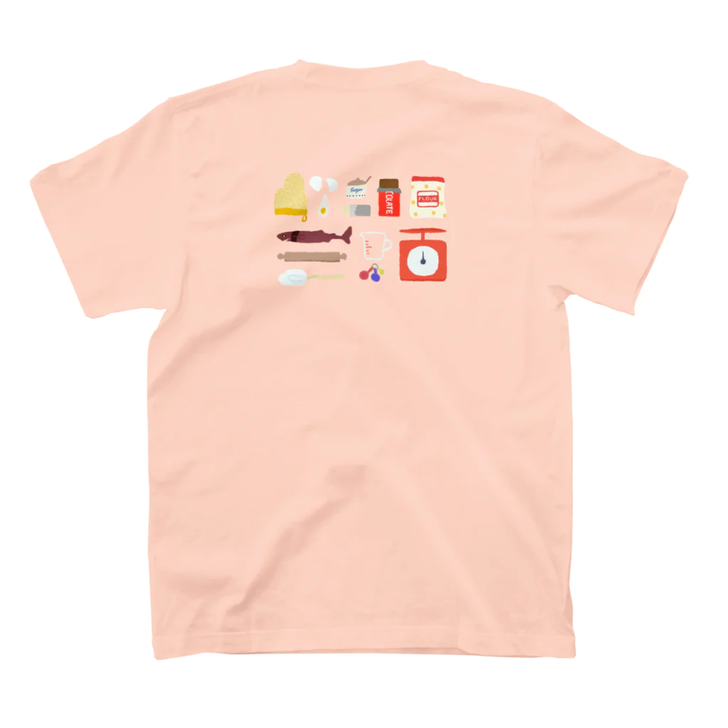 8m【アトリエvesii】のダルマザメ cookieing スタンダードTシャツの裏面