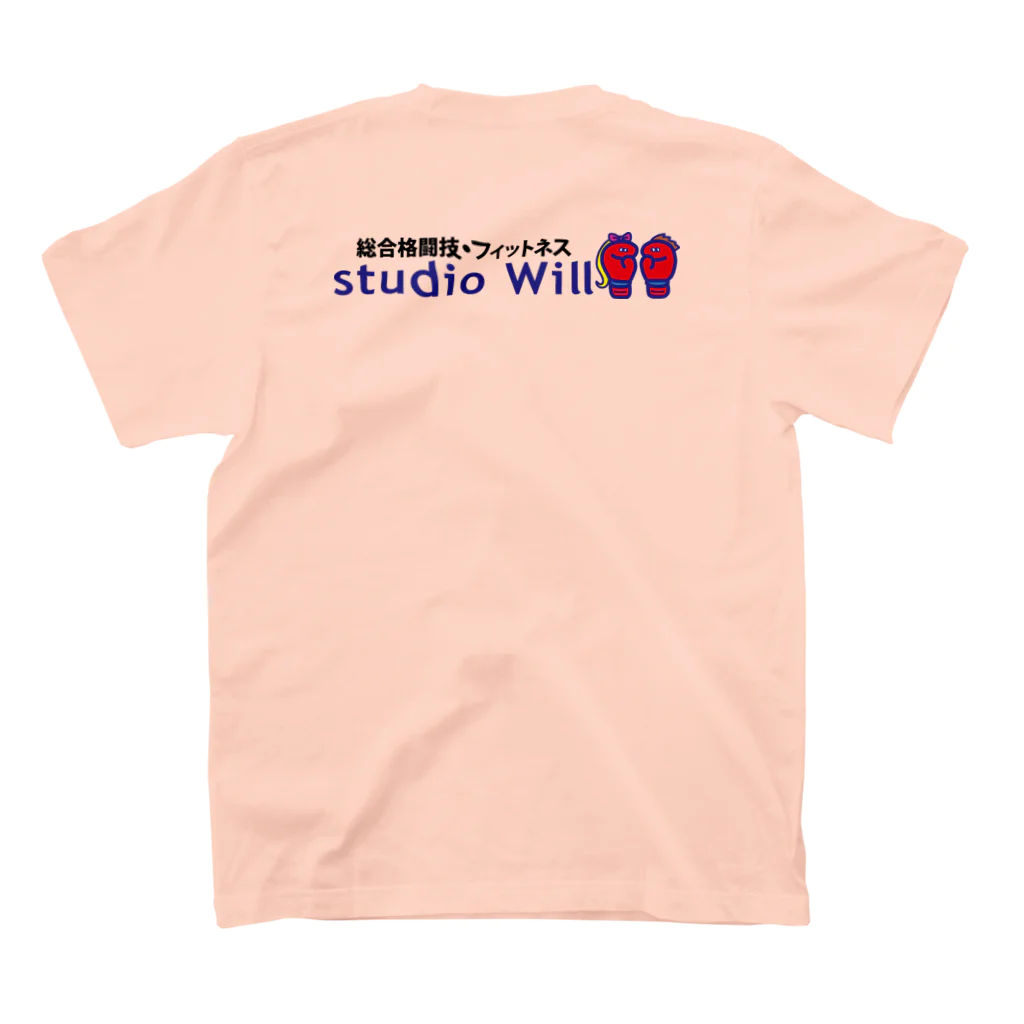 総合格闘技・フィットネス studio Willの studio Will×INGRID カラフルオリジナルTシャツ_A Regular Fit T-Shirtの裏面