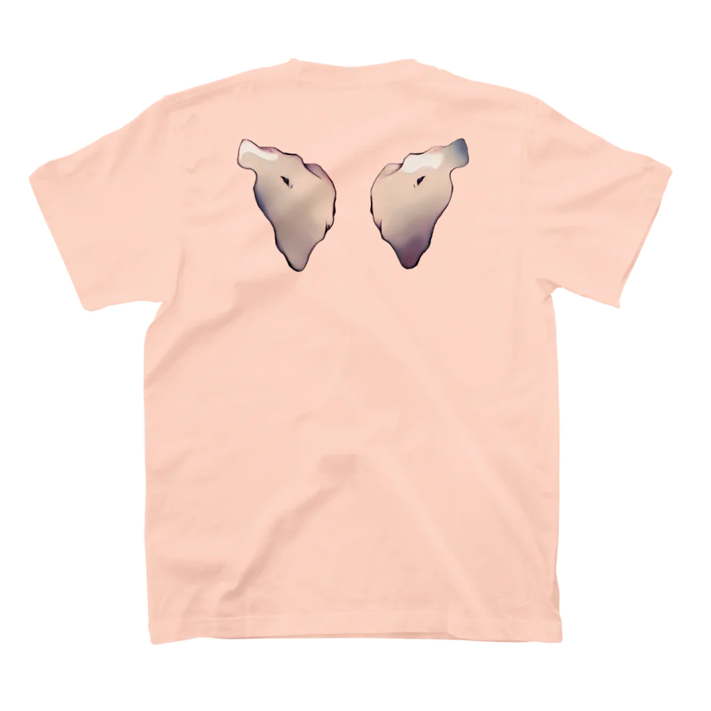DREAMERの雑貨屋さんのKENKOU－BONE Regular Fit T-Shirtの裏面